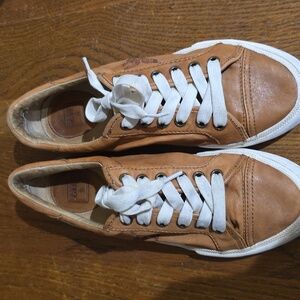 Frye Kira Leather Men's Brown Casual Sneakers Size 8.5